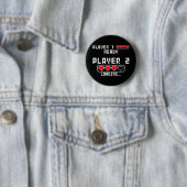 Badge Rond 5 Cm Pregnancy Announcement Baby Player 2 (En situation)