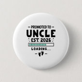 Badge Rond 5 Cm Pregnancy Announcement For Family Promoted To Uncl (Devant)