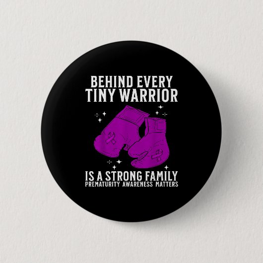 Badge Rond 5 Cm Prematurity Awareness For Nicu Parents Nicu Awaren (Devant)