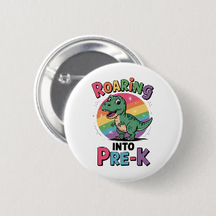 Badge Rond 5 Cm Premier jour de pré-maternelle rentrée scolaire
