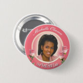 Badge Rond 5 Cm Première Madame (Devant & derrière)