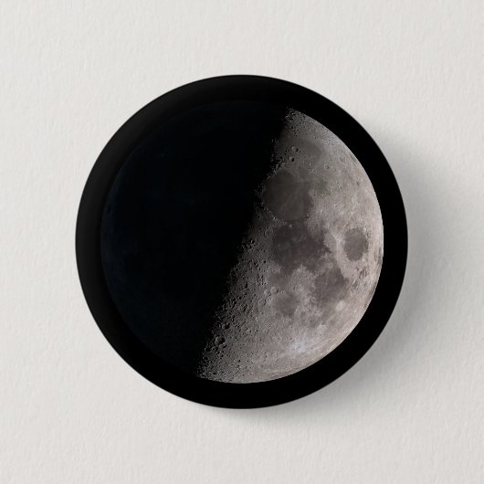 Badge Rond 5 Cm Première phase de la lune (Devant)