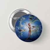 Badge Rond 5 Cm Prendedor de chapa de bouton d'IMAGINATION de DON (Devant & derrière)