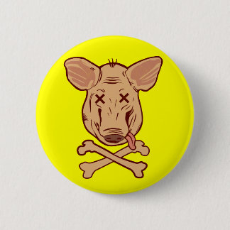 Badge Rond 5 Cm Prenez garde de h1n1