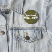 Badge Rond 5 Cm Prenez les ailes d'aviation de vol (En situation)