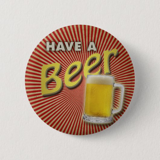 Badge Rond 5 Cm Prenez une bière ! (Devant)
