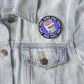 Badge Rond 5 Cm Prenez une pilule froide (En situation)
