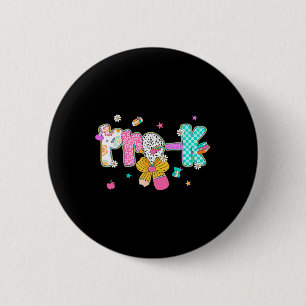 Badge Rond 5 Cm Préparation pour la rentrée scolaire Pré-maternell