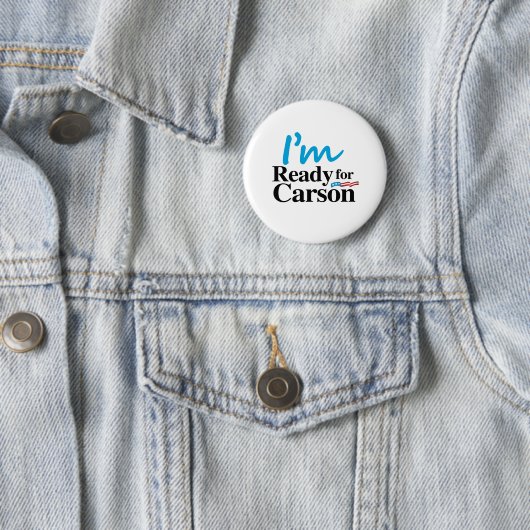 Badge Rond 5 Cm Préparez pour Carson 2016 (En situation)