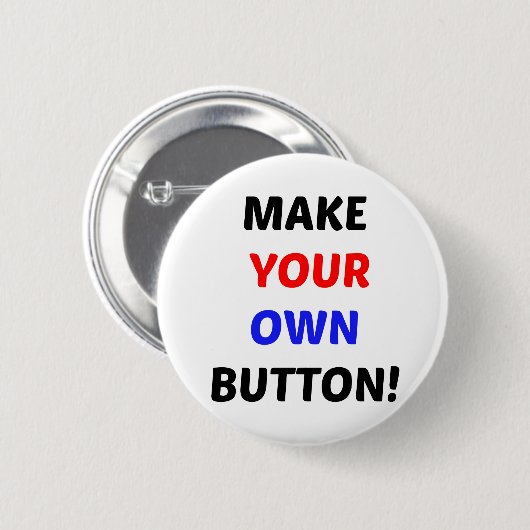 Badge Rond 5 Cm Préparez pour customiser le bouton (Devant & derrière)