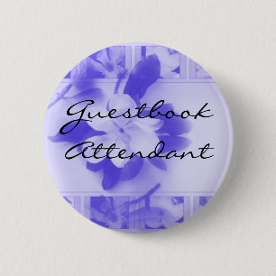 Badge Rond 5 Cm Préposé de Guestbook