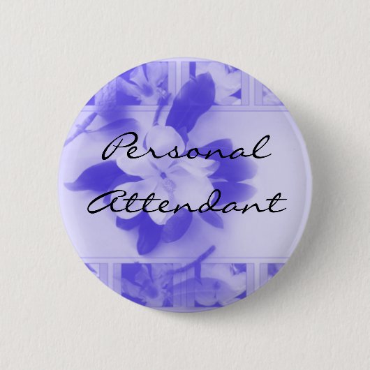 Badge Rond 5 Cm Préposé personnel (Devant)