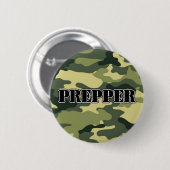 Badge Rond 5 Cm Prepper Camo (Devant & derrière)