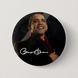Badge Rond 5 Cm Président Barack Obama