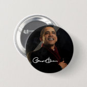 Badge Rond 5 Cm Président Barack Obama (Devant & derrière)