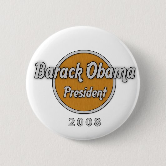 Badge Rond 5 Cm président de barack (Devant)