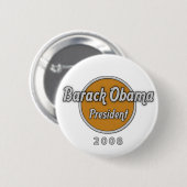 Badge Rond 5 Cm président de barack (Devant & derrière)