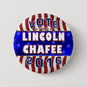 Badge Rond 5 Cm Président de Lincoln Chafee élection 2016