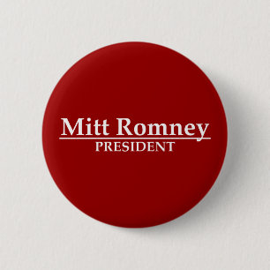 Badge Rond 5 Cm Président de Mitt Romney