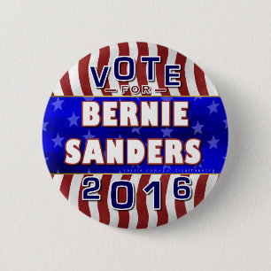 Badge Rond 5 Cm Président de ponceuses de Bernie élection 2016