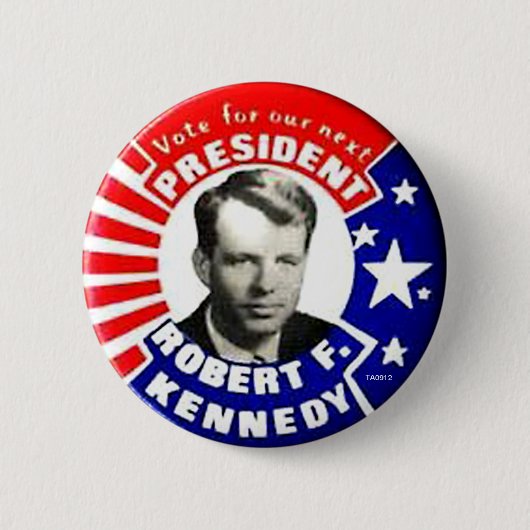 Badge Rond 5 Cm Président de RFK - bouton (Devant)