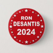 Badge Rond 5 Cm Président Desantis 2024 (Devant)