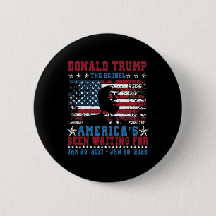 Badge Rond 5 Cm Président drôle Donald Trump Jour d'investiture 20