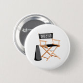 Badge Rond 5 Cm Président du Directeur (Devant & derrière)