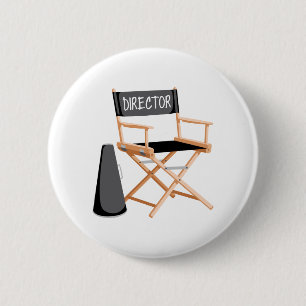 Badge Rond 5 Cm Président du Directeur