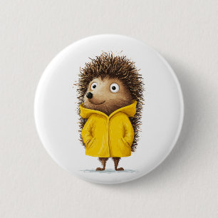 Badge Rond 5 Cm Prêt pour la pluie
