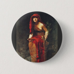 Badge Rond 5 Cm Prêtre de Delphi