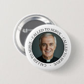 Badge Rond 5 Cm Prêtrise Ordination Pasteur Collègue prêtre (Devant & derrière)