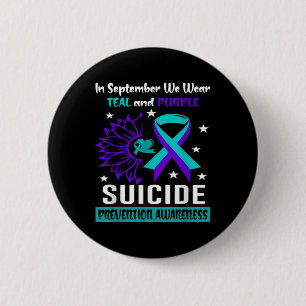 Badge Rond 5 Cm Prévention du suicide 988 ; Sensibilisation - Ment
