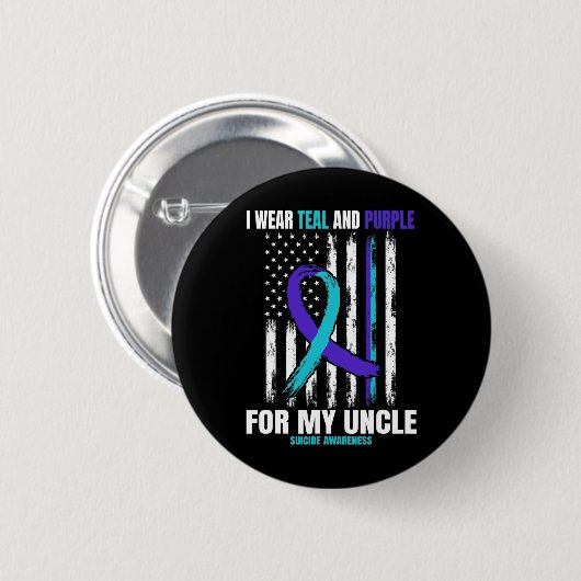 Badge Rond 5 Cm Prévention du suicide Femmes Hommes Oncle Ameri (Devant & derrière)