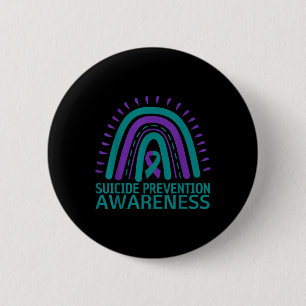Badge Rond 5 Cm Prévention du suicide Sensibilisation Santé mental