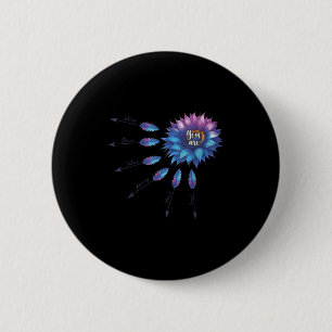 Badge Rond 5 Cm Prévention du suicide Sensibilisation Tournesol Vo