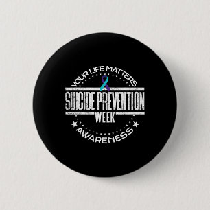 Badge Rond 5 Cm Prévention du suicide Vos problèmes de vie Suicide
