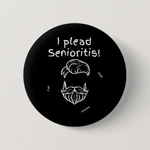 Badge Rond 5 Cm Prévoyez la sénioriste. Vieille Femme âgée Vieilli