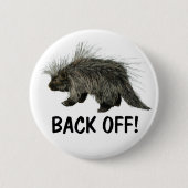 Badge Rond 5 Cm Prickly Porky (Devant)
