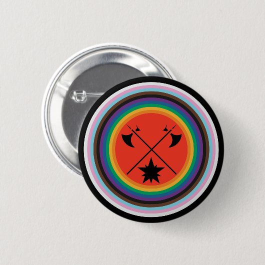 Badge Rond 5 Cm Pride BG (Devant & derrière)