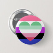 Badge Rond 5 Cm Pride Button (Devant & derrière)