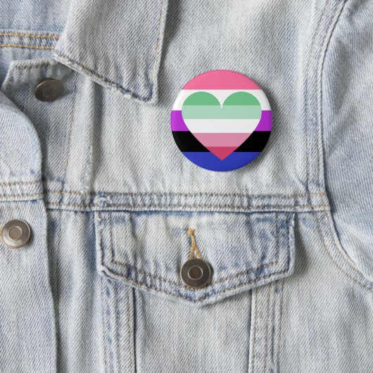 Badge Rond 5 Cm Pride Button (En situation)