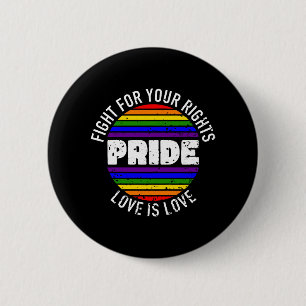 Badge Rond 5 Cm Pride LGBT Love gagne, nous sommes queet fiers Cop