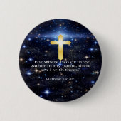 Badge Rond 5 Cm Prière (Devant)