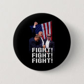 Badge Rond 5 Cm Prière De Lutte Contre Trump Amérique (Devant)