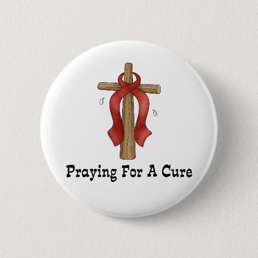 Badge Rond 5 Cm Prière pour un traitement (Devant)