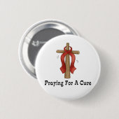 Badge Rond 5 Cm Prière pour un traitement (Devant & derrière)