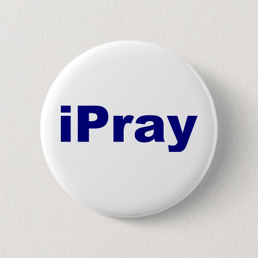 Badge Rond 5 Cm Priez (Devant)