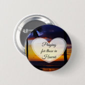 Badge Rond 5 Cm Priez pour ceux qui sont à Hawaii Button (Devant & derrière)