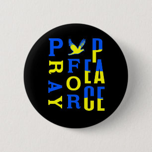 Badge Rond 5 Cm Priez pour la paix